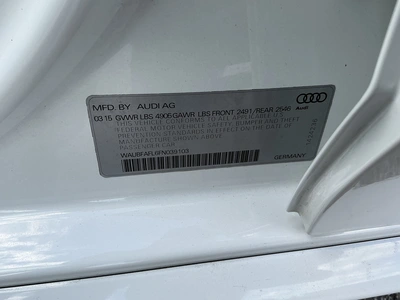 Used 2015 AUDI A4 Sedans Michigan US | Miedema Asset Management Group #1476351