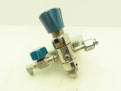 Airgas Y12-N245D High Purity Brass Two-Stage Gas Regulator