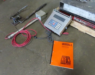 Toledo Floor Scale with Airfloat Turntable, 4'x4'