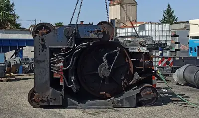1990 WELLMAN Rotary Wheel and Band Aluminum Strip Caster Melting/Casting, Casters - Continuous Strip | H.E. Phipps Co. Inc. (3)