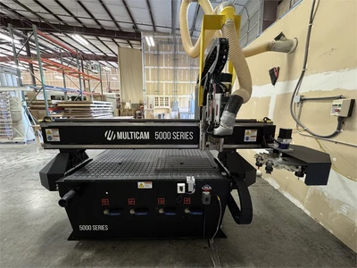 Used 2018 MULTICAM 5000 SERIES CNC Routers Oregon US | MachineryMax #1340319