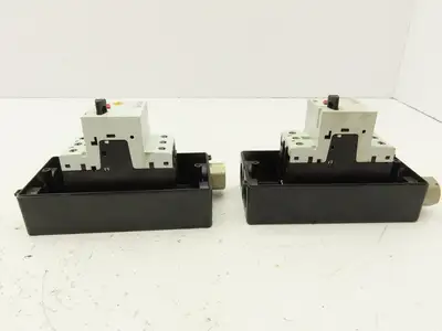 Eaton XTPB1P6BC1 Manual Motor Starter Enclosure 1.6A 600V Lot of 2