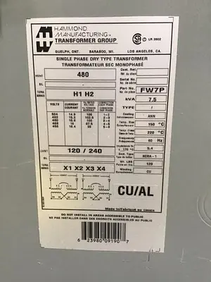USED HAMMOND FW7P