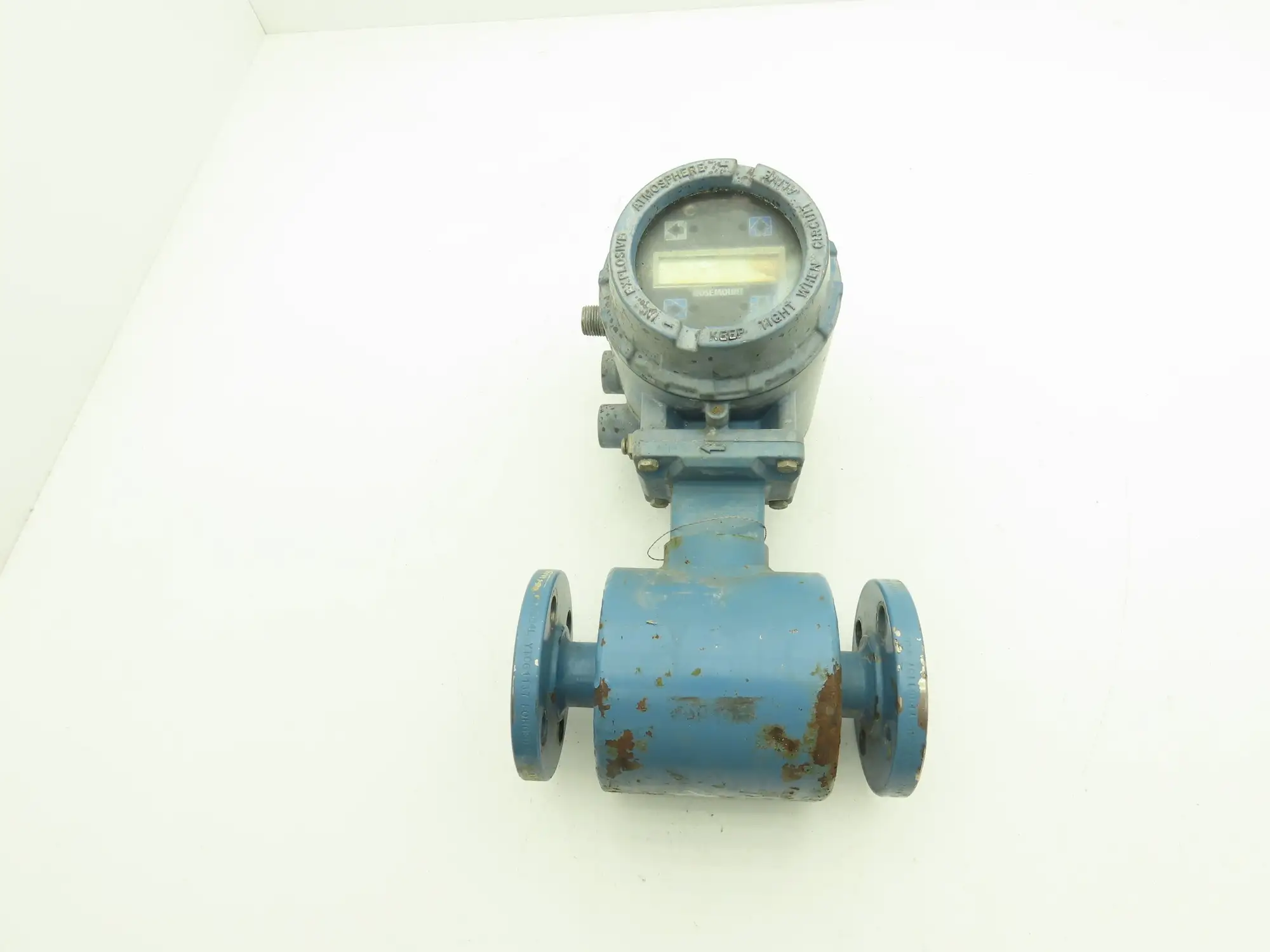 Rosemount 8705ASA010S1W0E5Q4B3 1" Flow Tube Meter Transmitter 8732EST1A1E5DA1M4