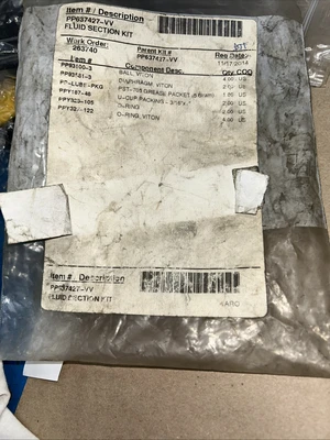 Fluid Section Repair Kit PP637427-VV Fast Shipping! + Warranty