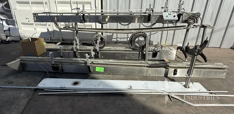 Used AESUS SYSTEMS DELTAVEYOR SS 6" X 30FT Table Top Chain Conveyors California US | Star Industries #1254496