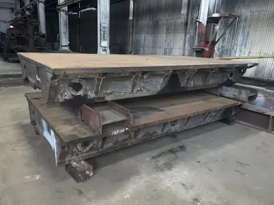 85" X 146" HEAVY DUTY STEEL LAYOUT TABLE: STOCK #12439