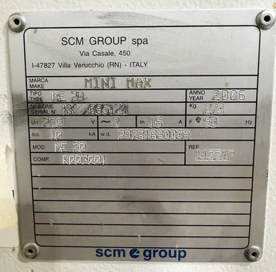 SCM Minimax ME-20 Edgebander