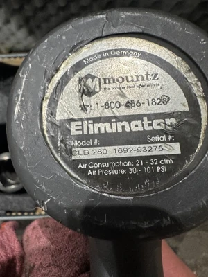 MOUNTZ CLD280 1" PNEUMATIC IMPACT GUN