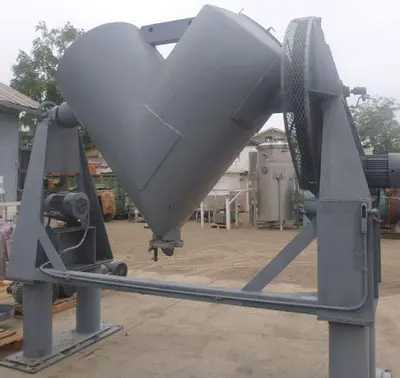 Mixer, V-Type, 50 CF, S/st, 7.5 Hp, Bar #S744257