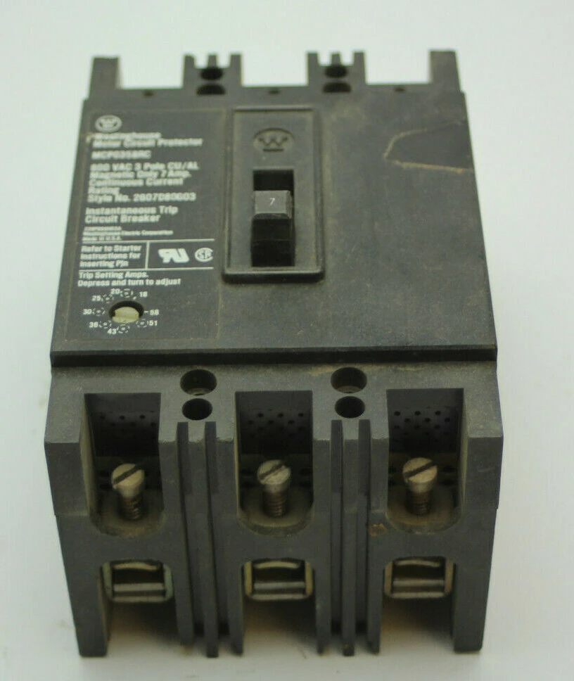 Used Westinghouse MCP0358RC Circuit Breakers California US | Davliegogo LLC #1725360