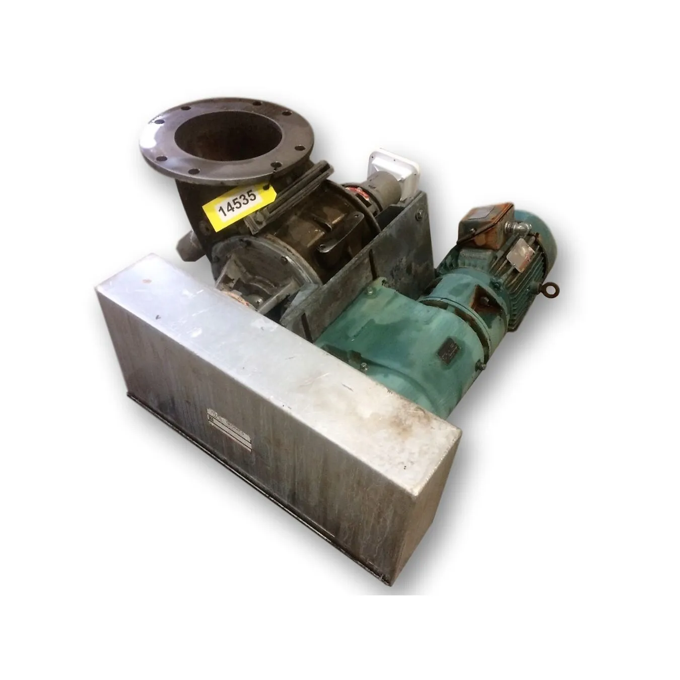 Used 10" Flo-Tronics Stainless Steel Rotary Airlock Side Entry Valve