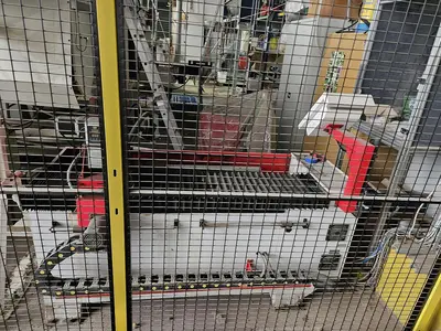 USED HOSOKAWA TWO-STAGE PLASTIC SHREDDING AND GRANULATION SYSTEM