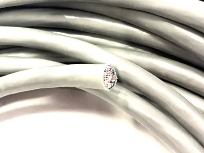 USED BELDEN COMPUTER CABLE RS232, #24-50C, SR-PVC, O/A FOIL, PVC JKT, CMG