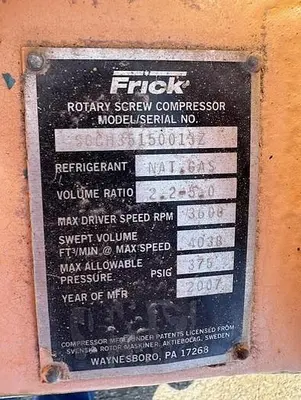 USED FRICK SGCH3515