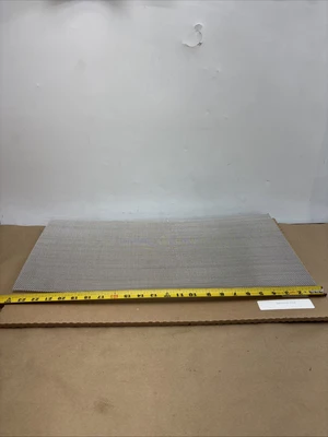 Sturdy 12”x24” 0.35,304 Stainless Steel Mesh Screen   Lot Of (2) Fast Shipping.