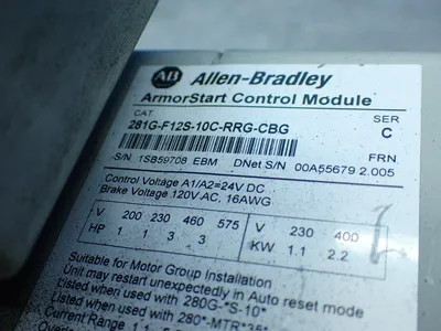 Used ALLENBRADLEY 280GFS10RG Motor Controllers Ohio US | HGR 24 #864350