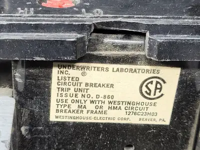 USED WESTINGHOUSE MA3800F