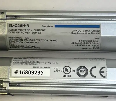 USED KEYENCE SL-C28H-T / SL-C28H-R