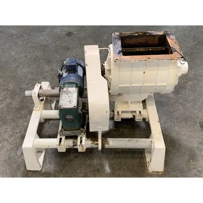 Used 10" Blow Thru Mild Steel  Rotary Airlock Valve