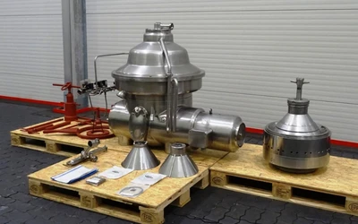 Westfalia SAMM 7006 warm milk separator, 316SS.