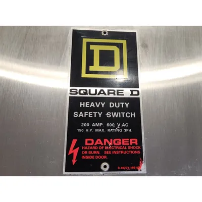 USED SQUARE D CO. HU364DS