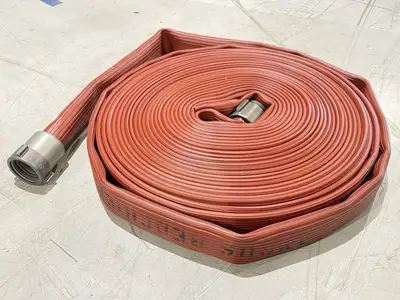 New | in-Stock Angus Red Chief Red Nitrile Rubber Fire Hose 75' LOT OF 2 Commercial Materials & Supplies Michigan US | Maverick Industrial Sales #1391897