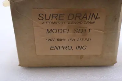 NEW Enpro Sure Drain Automatic Solenoid Drain Model SD11 Stock 1922