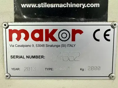 Used MAKOR S-ONE-M End Matchers Pennsylvania US | RT Machine Company #1424211