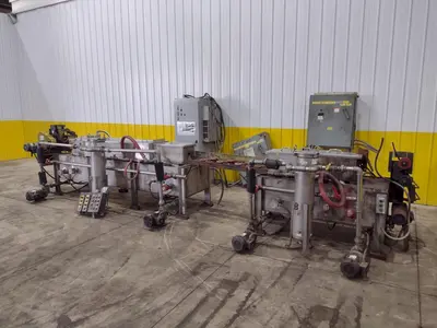4" CAPACITY ULTRASONIC BAR & TUBE CONTINUOUS WASHER: STOCK #22589
