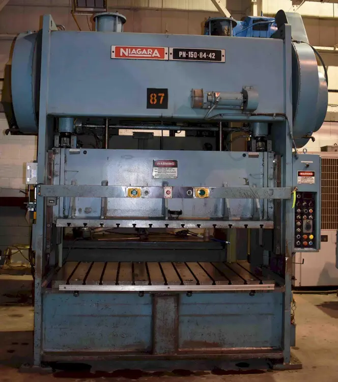 Used 1987 NIAGARA PN-150-84-42 Straight Side Presses Michigan US | Presses for Industry #403390