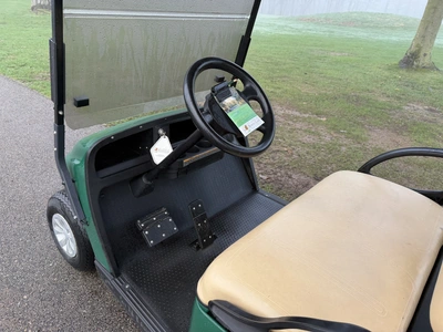 (1) 2019 E-Z-Go EFI golf cart with a Kawasaki gas engine, model 657061G01, includes canopy, fold-dow...