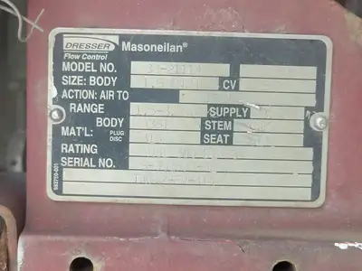USED MASONEILAN 88-21114
