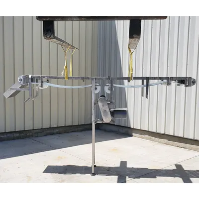 Used 16' W x 10' Long Stainless Steel Sanitary Plastic Link Belt Conveyor