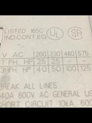 USED SIEMENS 3RT1054-6AF36