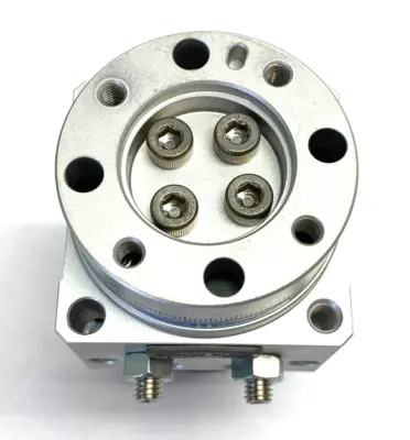 USED SMC ROTARY ACTUATOR TABLE CYLINDER SINGLE VANE 180 DEGREE TURN