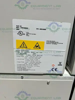 USED THERMO VWR40086D ULTRA-LOW TEMPERATURE FREEZER -86°C, 23 CU.FT. 208V