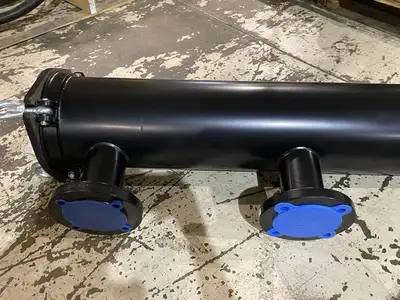 USED ROSEDALE PRODUCTS CARBON STEEL FILTER HOUSING STYLE 2