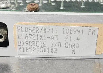 USED FISHER ROSEMOUNT FLDSER/0711 (CL6721XI-A3) Discrete I/O Card