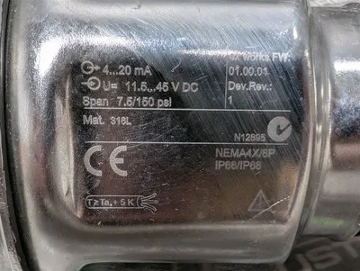 Endress+Hauser 1PGFRKJA1 Cerabar M Pressure Transmitter PMP51-QTN8/0 Used