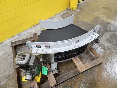 Used 2014 TRANSNORM BELTED CURVE CONVEYOR Belt Conveyors Wisconsin US | Packer City Sales #1297971