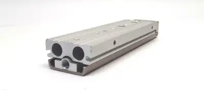 USED SMC GUIDED CYLINDER 20MM X 5MM, 10MM STROKE