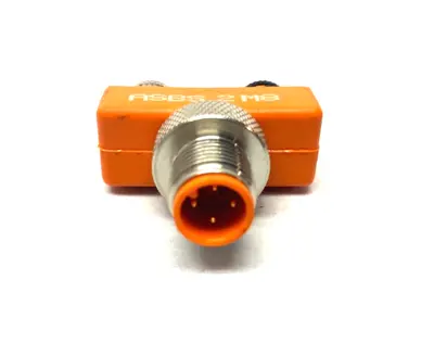 USED LUMBERG AUTOMATION M8 M12 TO X2 M8 CABLE SPLITTER TEE
