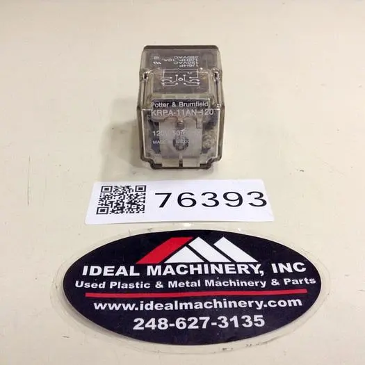 Used POTTER & BRUMFIELD KRPA-11AN-120 Relays & Switches Michigan US | Ideal Machinery #588809