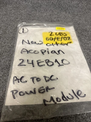 New | in-Stock Acopian 24EB10 AC/DC Power Supplies California US | Davliegogo LLC #1708275