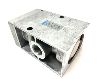 New | in-Stock Festo Pneumatic Valve 3/2-Way Monostable 3/4" Ports Solenoid Valves Michigan US | Maverick Industrial Sales #1392902