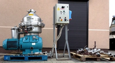 Alfa-Laval BRPX 214 HGV-34-22 clarifier centrifuge, 316SS.