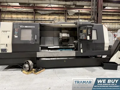 Used 2012 HYUNDAI WIA L400LC CNC Lathes Michigan US | Tramar Industries #419473