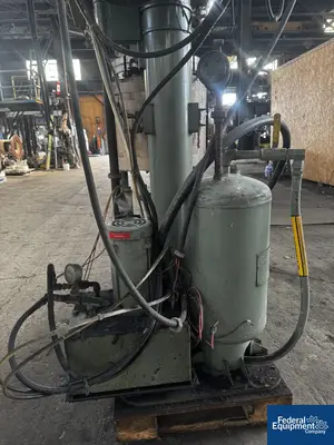 USED 1990 Myers 7.5 HP Myers Dual Shaft Vacuum Mixer, Model OOV550A-5-7.5, S/S