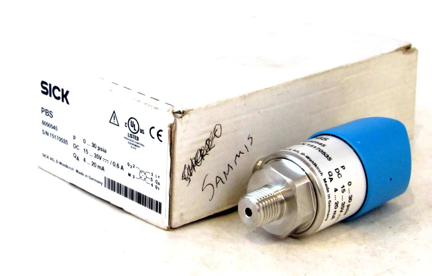 NEW SICK 6050545 PRESSURE SWITCH WITH DISPLAY PBS-AP030SN1SS0D5A0Z